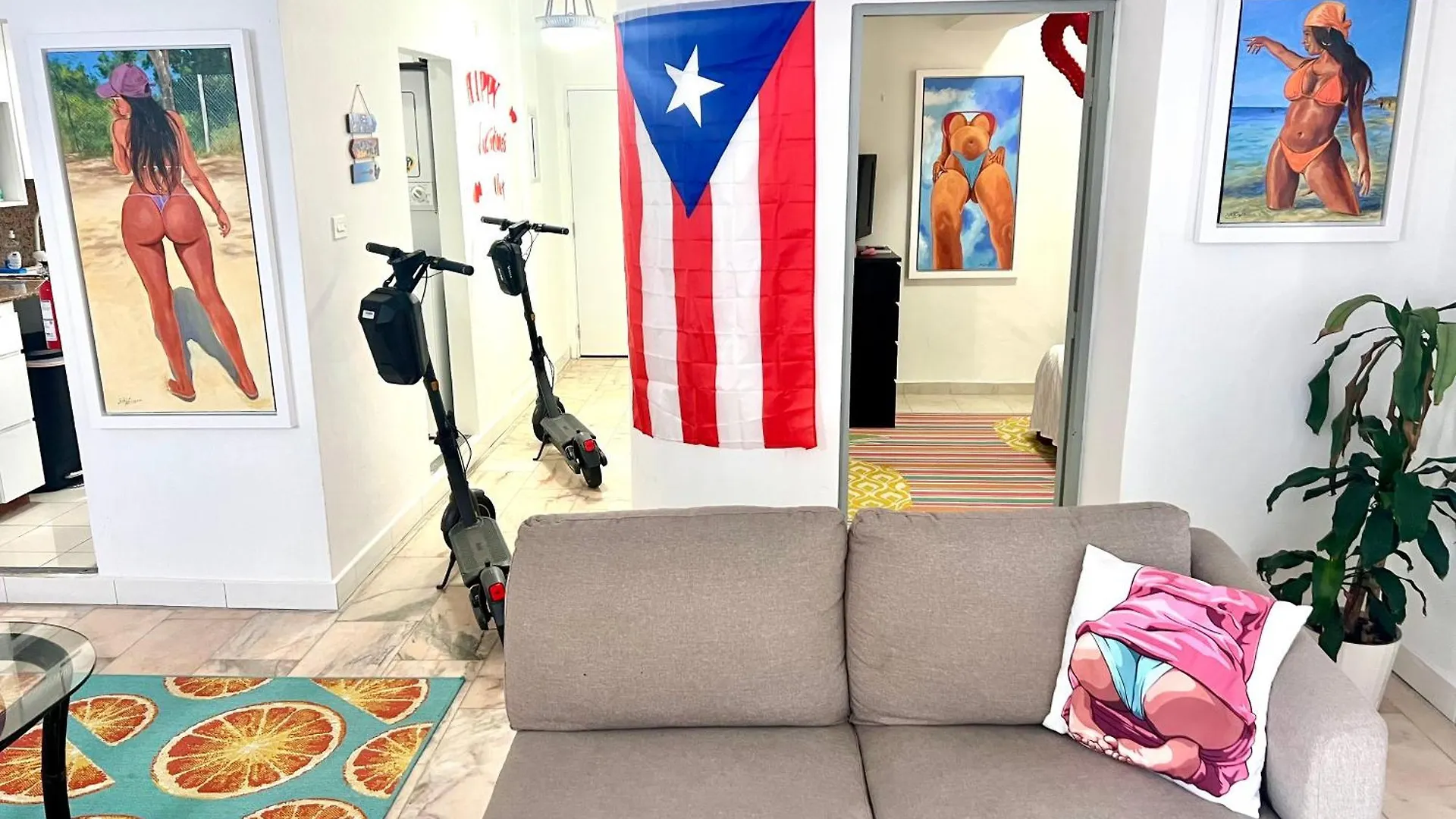 In The Heart Of Condado A 2 Bedroom Apartment Balcony San Juan Porto Rico